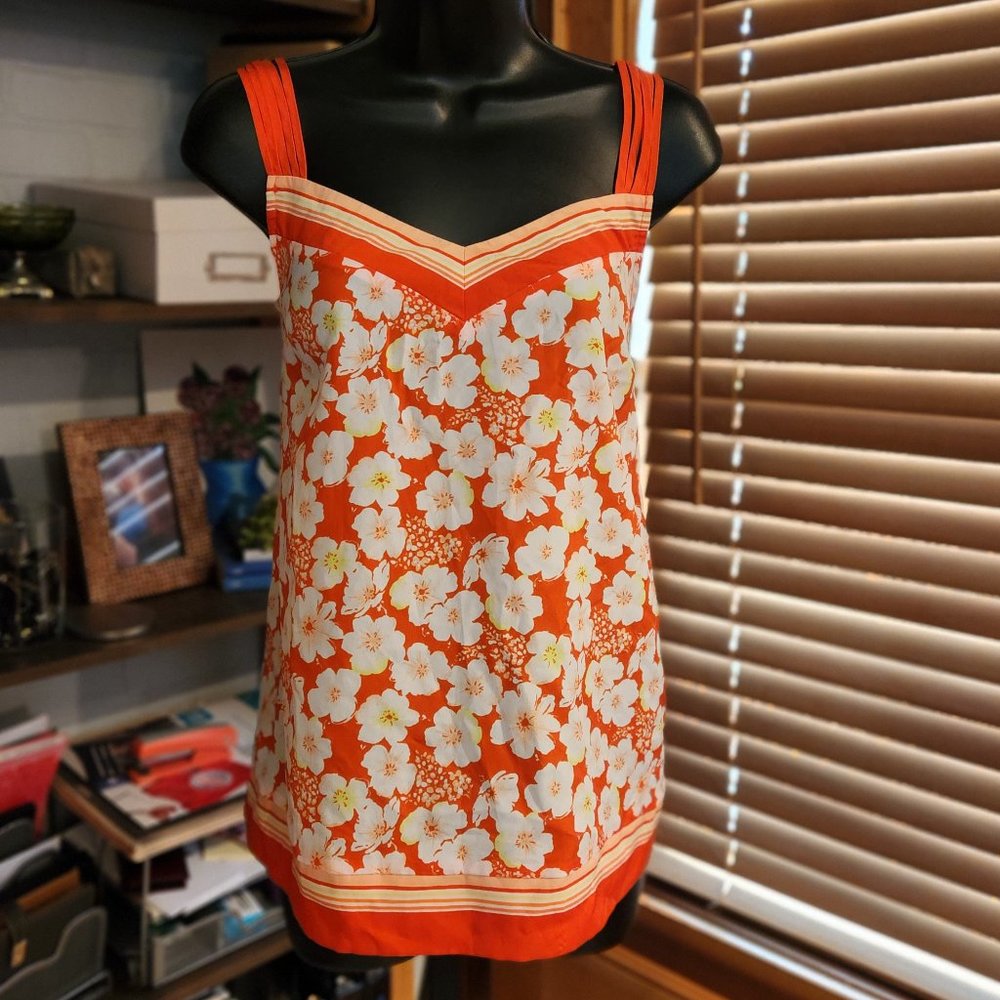 .Strappy, Flowy Floral Tank from Lauren Conrad